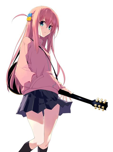Hitori Gotoh (後(ご)藤(とう) ひとり, Gotō Hitori), often referred by her bandmates as Bocchi-chan (ぼっちちゃん), is the titular main protagonist of the manga and anime series, Bocchi the Rock!. She is in the first year of Shuka High School and is in charge of the guitar and lyrics of the band, Kessoku Band. An extremely timid and introverted first-year student in high school ... 